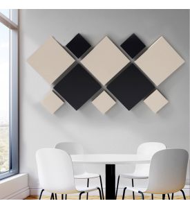 Acoustic Panel - 10 pc sound absorbing panels, Style: BUTTERFLY IN DMD - Covers 25 Sq. Feet.